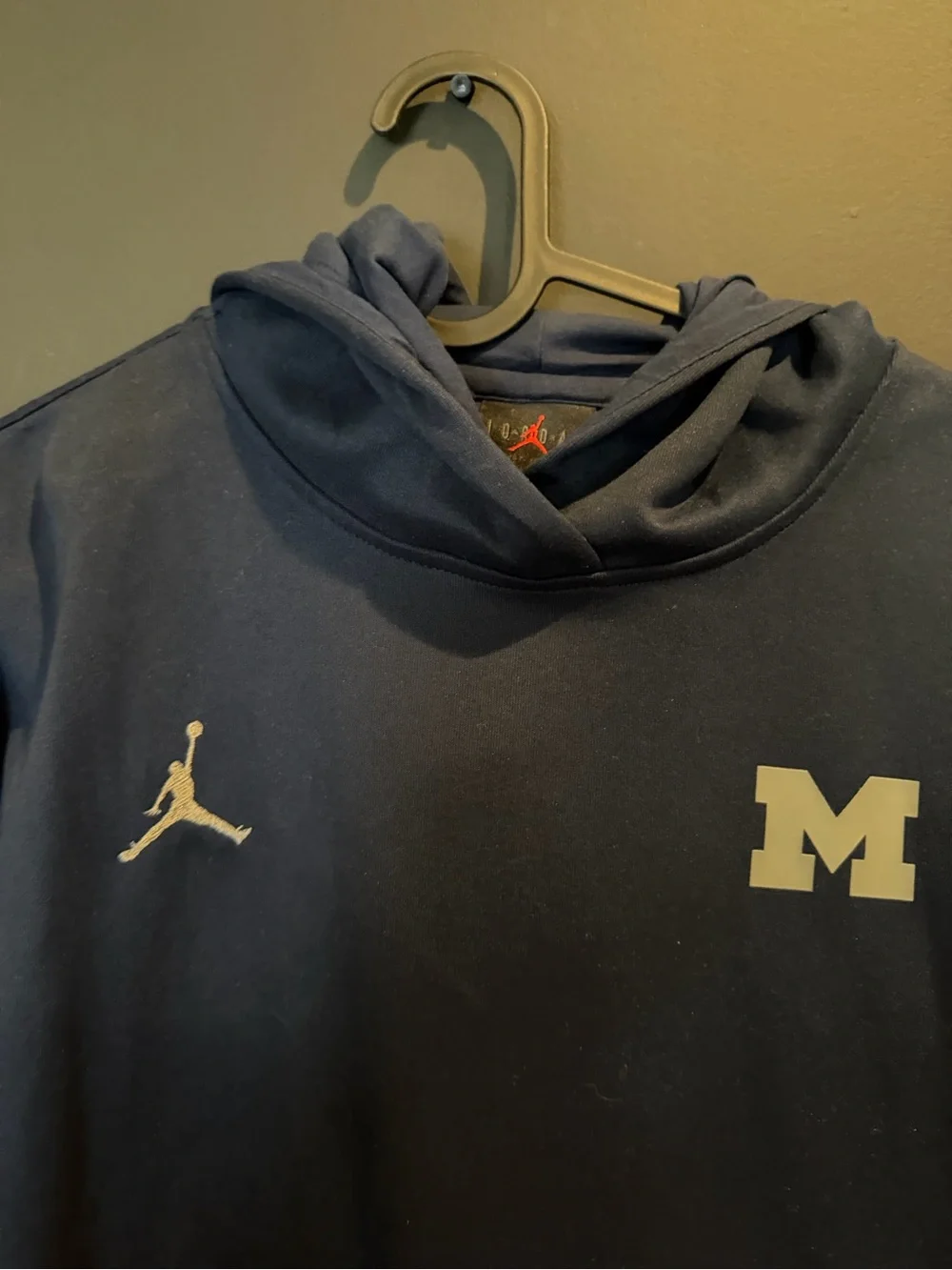 Michigan Navy Hoodie size medium